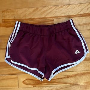 Maroon adidas energy running shorts size medium